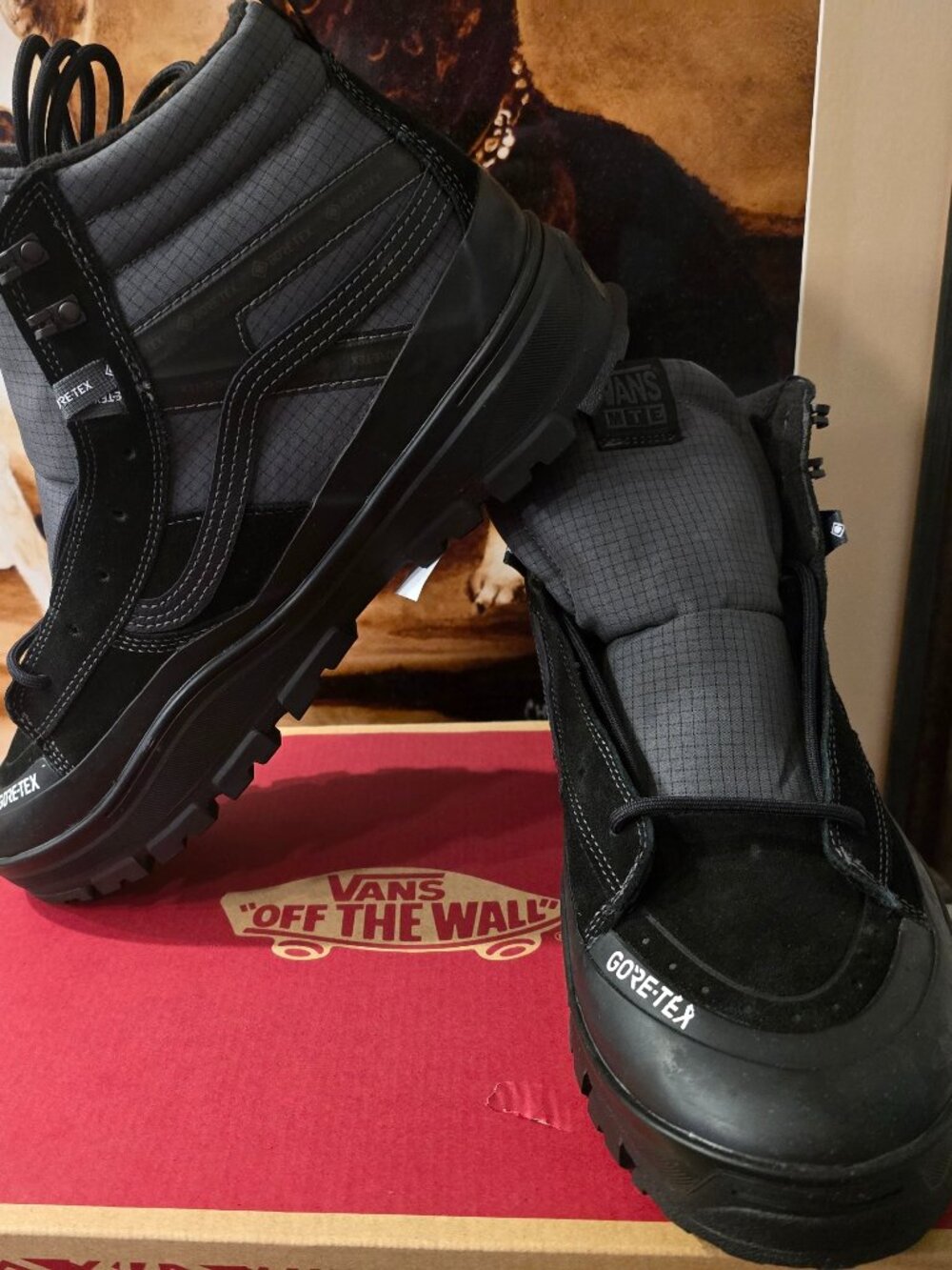 Vans Sk8-Hi GORE-TEX Insulated Black Black VN000DARBKA Men's SIZE 12 US NEW